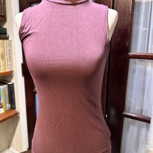 Express Sleeveless Dusty Rose Tank Top